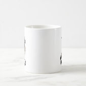 Vサインを選ぶカナダガン コーヒーマグカップ (中央)