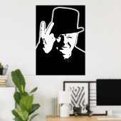 Vサイン勝利V 1943 WWIIウィンストンチャーチル ポスター (ホームオフィス)