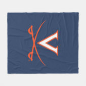 Vサベル フリースブランケット (正面(横))