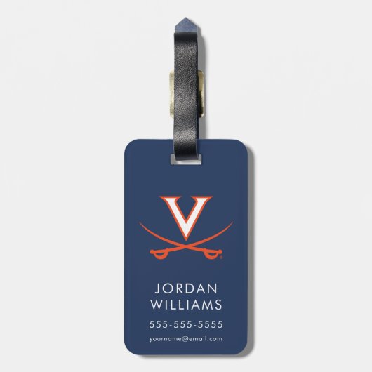 Vサベル ラゲッジタグ (裏面縦)