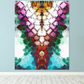 Vスタック角錐 キャンバスプリント (インサイチュ (ウッドフロア))