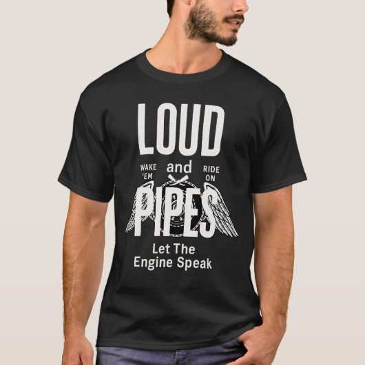 VツインラウドパイプTシャツ Tシャツ (正面)