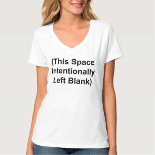 VネックTシャツ (このスペースは意図的に空白になっています) Tシャツ