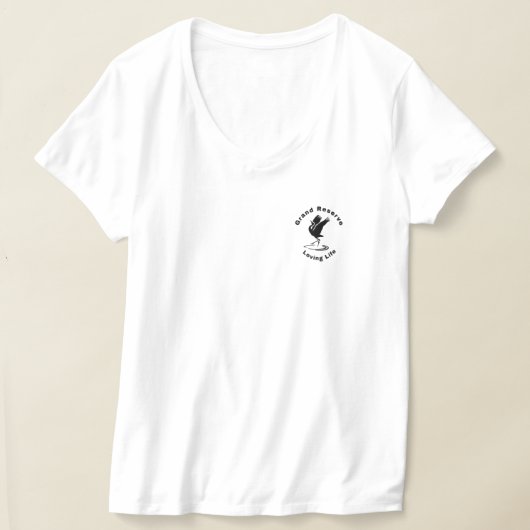 VネックTシャツ Tシャツ (レイダウン)