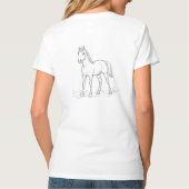VネックTシャツ Tシャツ (裏面)