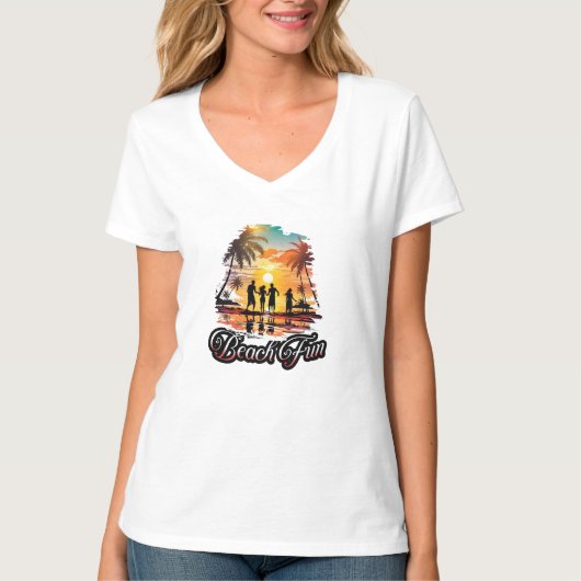 VネックTシャツ Tシャツ (正面)