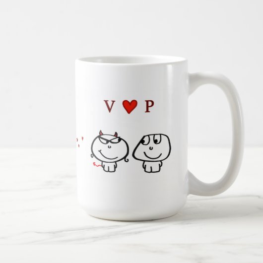 "VハートP " コーヒーマグカップ (右)