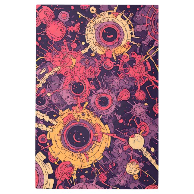 Vパルス6メタルウォールアート メタルプリント (正面)