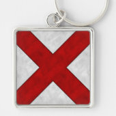 Vビクター水色航海の信号海上国旗 キーホルダー (正面)