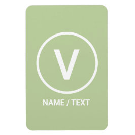 Vビーガンダイエットロゴナチュラルパーソナライズされた マグネット