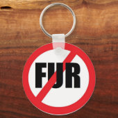 Vファー キーホルダー (正面)