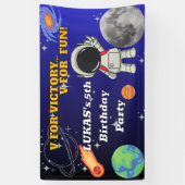 Vフォーヴィクトリー Vフォーエンターテイメント 宇宙飛行士の少年 誕生日 横断幕 (縦)