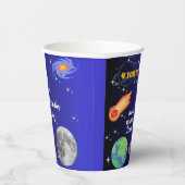 Vフォーヴィクトリー Vフォーエンターテイメント 宇宙飛行士の少年 誕生日 紙コップ (右)
