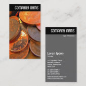 Vヘッダー – お金の色 名刺 (正面/裏面)