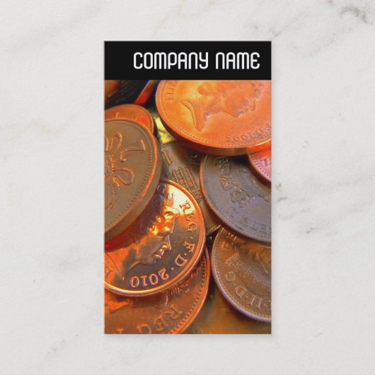 Vヘッダー – お金の色 名刺 (正面)