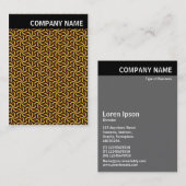Vヘッダー-イメージ-金ゴールド回転パターン 名刺 (正面/裏面)