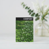 Vヘッダー – ウッドランド花 名刺 (スタンド正面)