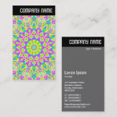 Vヘッダー – カラフル万華鏡のように千変万化するパターン02 名刺 (正面/裏面)