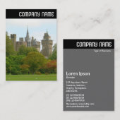 Vヘッダー – カーディフキャッスル 名刺 (正面/裏面)