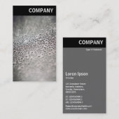 Vヘッダー – ガラス上の水滴02 名刺 (正面/裏面)