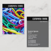 Vヘッダー – クリップカラフルの作成 名刺 (正面/裏面)