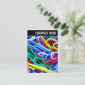 Vヘッダー – クリップカラフルの作成 名刺 (スタンド正面)