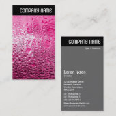 Vヘッダー – スチームピンク 名刺 (正面/裏面)