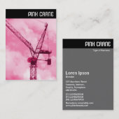 Vヘッダー – タワークレーン 名刺 (正面/裏面)