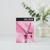 Vヘッダー – タワークレーン 名刺 (スタンド正面)