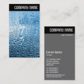 Vヘッダー – ブルーウォーター 名刺 (正面/裏面)