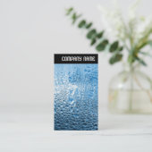 Vヘッダー – ブルーウォーター 名刺 (スタンド正面)