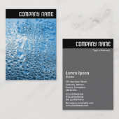 Vヘッダー – ブルーウォーター 名刺 (正面/裏面)