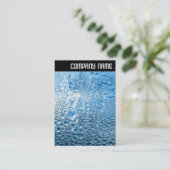 Vヘッダー – ブルーウォーター 名刺 (スタンド正面)