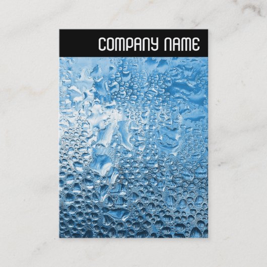 Vヘッダー – ブルーウォーター 名刺 (正面)