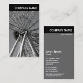 Vヘッダー – 写真 – ホイールの再発明 名刺 (正面/裏面)