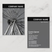 Vヘッダー – 写真 – ホイールの再発明 名刺 (正面/裏面)