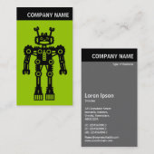 Vヘッダー-写真-ロボット-緑 名刺 (正面/裏面)