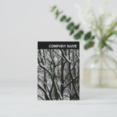 Vヘッダー – 写真 – 冬の枝 名刺 (スタンド正面)