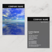 Vヘッダー-写真-海および空 名刺 (正面/裏面)