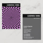 Vヘッダー – 写真 – Op Art 010 名刺 (正面/裏面)