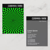 Vヘッダー – 写真 – Op Art 02 名刺 (正面/裏面)