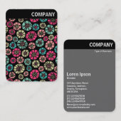 Vヘッダー – 抽象芸術花031023 名刺 (正面/裏面)