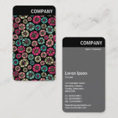 Vヘッダー – 抽象芸術花031023 名刺 (正面/裏面)