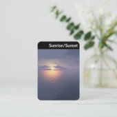 Vヘッダー – 日の出/日の入 名刺 (スタンド正面)