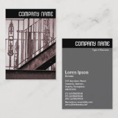 Vヘッダー-火災ビクトリアン脱出 名刺 (正面/裏面)