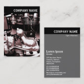 Vヘッダー – 画像 – クラシックMotorbike Engine 名刺 (正面/裏面)