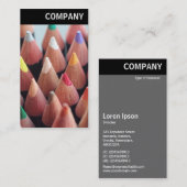 Vヘッダー – 色鉛筆 名刺 (正面/裏面)