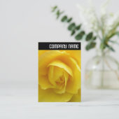 Vヘッダー – 黄色リサンサス 名刺 (スタンド正面)