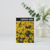 Vヘッダー – 黒い目のサザンズ(Rudbeckia Hirta) 名刺 (スタンド正面)