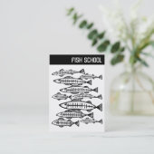 Vヘッダー – FISH SCHOOL 名刺 (スタンド正面)